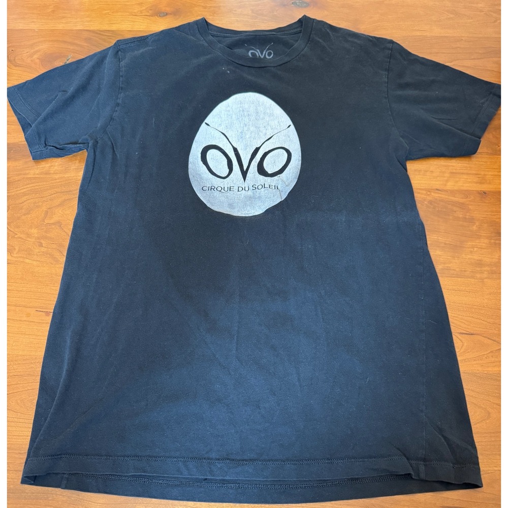 Cirque du Soleil OVO 2016 North American Tour Graphic T-Shirt Black Mens Medium